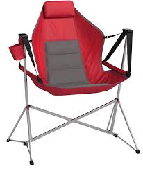 Cloud mountain hanging chaise lounger. Amazon Com Used Open Box Swing Chair Lounger Wide Seat With Adjustable Backrest Red