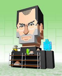 iPhone Savior: Steve Jobs pixel art for the Mac Fan in all of us