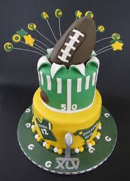 Super Bowl Xlv Football Nfl Superbowl Cake Green Bay Packers Cake Packers Cake
