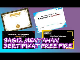 Maybe you would like to learn more about one of these? Bagi2 Mentahan Sertifikat Free Fire Youtube