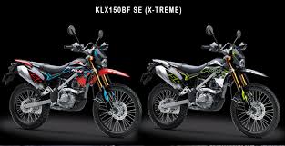 Spesifikasi lengkap dan harga terbaru kawasaki memiliki banyak sekali produk unggulan. Kawasaki Klx 150 Bf Mendapatkan Warna Dan Striping Baru