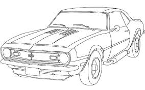 Clipart illustration of a light blue 1968 chevrolet ss camaro muscle car with. An Antique Camaro Cars Coloring Pages Best Place To Color Camaro Car Cars Coloring Pages Camaro