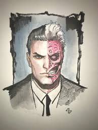 Two-Face by Adi Granov, in Mark Schweikert's Adi Granov Comic Art Gallery  Room