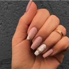 Golden Nail Color For New Year And For Beautiful Women 2019 Golden Nails Golden Nails Designs Golden Nails Acryli Golden Nails Cute Acrylic Nails Fake Nails