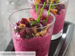 Verrine A La Betterave Rouge Recettes Recette Verrine D Hiver Verrines Betterave Recette Verrine