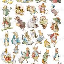 32 Peter Rabbit And Friends Clip Art Transparent Png Files Instant Download Beatrix Potter Transparent Art Images Digital Collage Sheet Peter Rabbit Illustration Peter Rabbit And Friends Beatrix Potter Illustrations