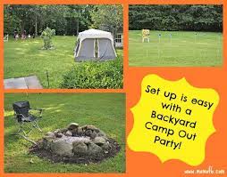 Backyard Camping Birthday Party Sleepover Backyard Camping Birthday Party Backyard Campout Birthday Party Camping Birthday Party Sleepover
