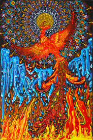 We have an extensive collection of amazing background images carefully chosen by our community. Rising From Ashes Phoenix Bird Dotillism Art Malerei Von Olesea Arts Artmajeur
