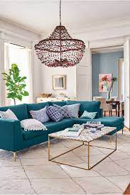 Abalorio Chandelier Teal Sofa Living Room Teal Living Rooms Living Room Turquoise