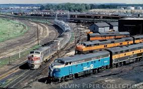Gn And Cb Q St Paul Mn 6 1 68 Photographer Unknown Great Northern Railroad Train Pictures Train Tracks