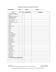 Free Printable Vehicle Inspection Form Free Download Vehicle Inspection Inspection Checklist Checklist Template