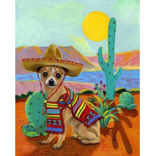 5d Diy Diamond Painting Cartoon Mexican Chihuahua Craft Kit Chihuahua Art Dog Paintings Cute Chihuahua