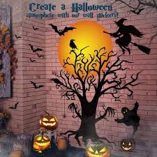 Halloween Wall Stickers Halloween Party Wall Decoration Perfect Cute Addition To Indoor And Out Party Wall Decorations Wall Stickers Halloween Outdoor Walls