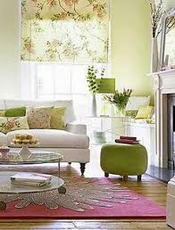 Pink Green Living Room Green Green Rooms Home Living Room
