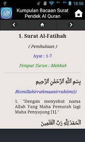 Free kumpulan bacaan surat surat pendek mudah di hafal relaksasi pengantar tidur obat stress juz amma mp3. Kumpulan Bacaan Surat Pendek Al Quran Fur Android Apk Herunterladen
