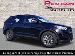 • completely redesigned for the 2016 model year, the hyundai tucson wades into small crossover suv battle with great styling, a more comfortable and functional interior, top safety ratings, and. 2016 Twilight Black Hyundai Santa Fe Sport Suvs Richmond Com