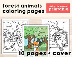 Free, printable coloring pages for adults that are not only fun but extremely relaxing. Woodland Animal Coloring Pages And Activities Mom Wife Busy Life