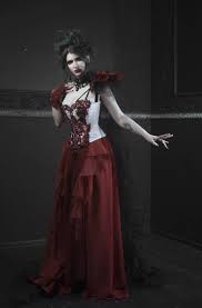 Red Gothic Wedding Dress Vampire Wedding Dress Dark Etsy Masquerade Dresses Gothic Wedding Dress Vampire Wedding