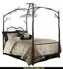 Did you scroll all this way to get facts about twig canopy bed? Enchanted Canopy Bed Forest Theme Bedrooms Woodland Forest Theme Bedroom Fairies Decor Fairy Room Decor Wood Queen Canopy Bed Iron Canopy Bed Canopy Bed