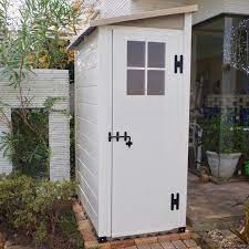 楽天市場 おしゃれ 物置 スリム 屋外 小型 小屋 倉庫 庭 収納庫 diy キット トスカーナ エヴォテラス evo terrace 100 1 w825mm garofalo ガロファロ 置き配 宅配ボックス 送料無料 エクステリア通販プルーマガーデン おしゃれ物置 小屋 庭 収納