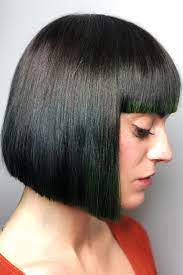 Graphic Bob Haircut Bob Haarschnitt Mit Pony Dunnes Haar Bob Haarschnitt Ideen