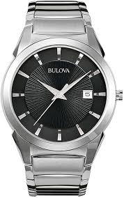 Reviews for this watch brand are generally positive, both from professional evaluations, from consumers, and watch enthusiasts. Amazon Com Bulova Classic Quartz Mens Watch Stainless Steel Silver Tone Model 96b149 Watches