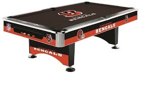 Cincinnati Bengals Nfl 8 Foot Logo Pool Table Sports Fans Plus 8ft Pool Table Pool Table 8 Pool Table