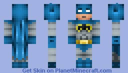 Download skin from the link provided below. 1970 S Batman Minecraft Skin