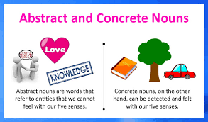 The name itself suggesting the usage, that is a word that denotes common thing, person, or places. Abstract Nouns And Concrete Nouns Free Lessons And Worksheets