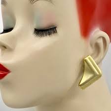 Vintage Alice Goldtone Triangles