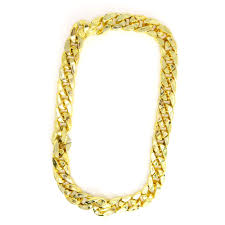 There are 3297 fake gold chain for sale on etsy, and they cost $15.69 on average. Skeleteen Skeleteen Rapper Gold Chain Accessory 90s Hip Hop Fake Gold Costume Necklace 1 Piece Walmart Com Walmart Com