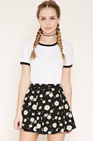 Check spelling or type a new query. Daisy Print Skater Skirt Forever 21 Outfits Skater Skirt Outfit Cute Fashion
