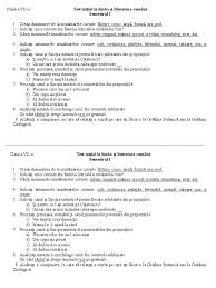 De asociat imagini, de incercuit imagini, de despartit in silabe, de selectat cuvinte care incep cu o anumita litera. Test Initial 7