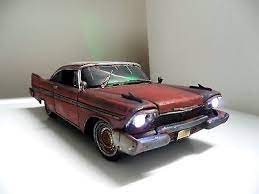 Junkyard Christine 1958 Plymouth Fury 1 18 Stephen King Unrestored Movie Car Contemporary Manufacture Cars Tr Cars Movie Famous Movie Cars Plymouth Fury