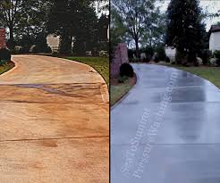 Massive concrete driveway pour (part 2). Rust Battery Acid Removal Sea To Summit Pressure Washing Sc