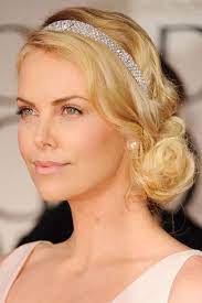60 Trendiest Updos For Medium Length Hair Gatsby Hair Celebrity Wedding Hair Headband Hairstyles