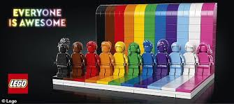 Lego is kicking off lgbtq pride month, which is celebrated every june, a little early this year. Lego To Launch Rainbow Themed Lgbtq Set Called Everyone Is Awesome Daily Mail Online