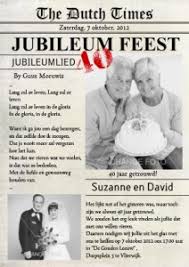 40 Jaar Getrouwd Dat Mag In De Krant Uitnodiging Maken