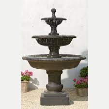 Paint your fountain if you desire. Vicobello 3 Tier Outdoor Water Fountain Kinsey Garden Decor