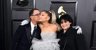 Ariana grande promotes new album 'my everything' at divercity tokyo plaza on sept. Ariana Grande S Parents Were Her 2020 Grammys Dates