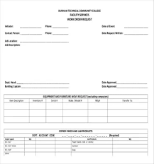 Download free work order forms. 17 Work Order Templates Formats Free Excel Pdf Doc