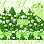 Get excited about springtime and sunshine when you're creating with the lily of the valley etched die set from susan's spring flora collection by spellbinders. Birth Flower Card Kits Anni Arts Crafts