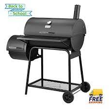 Royalgourmet 30in Charcoal Grill With Offset Smoker Offer 782 Sq Inches Cooking Area Cc1830f Best Offset Smoker Best Charcoal Grill Large Charcoal Grill