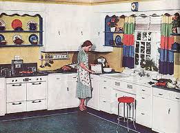 kitchen design from the 1930s to 1940s