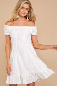 Chic White Eyelet Lace Dress Adorable White Dress Dress 49 00 Red Dress Boutique Vestidos Moda Saias