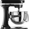 Kitchenaid 4.5 qt stand mixer the regular kitchenaid mixer at costco has a 6 qt capacity but if you don't need a large mixer, then check out this kitchenaid 4.5 qt stand mixer. 1