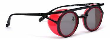 el 002 2018 retro aw factory900 ファクトリー900 黒赤 サングラス どんより