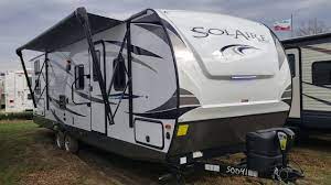 Shop 400+ rvs at general rv dealer in ocala, florida. 2018 Solaire 292qbsk Ultra Lite 2 Bedroom Travel Trailer Camp Out Rv In Stratford Youtube