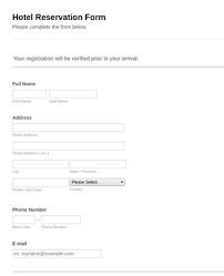 Restaurant Reservation Form Template Jotform