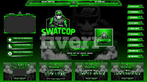 Design Twitch Overlay And Stream Pack Esports Logo By Shammyriya